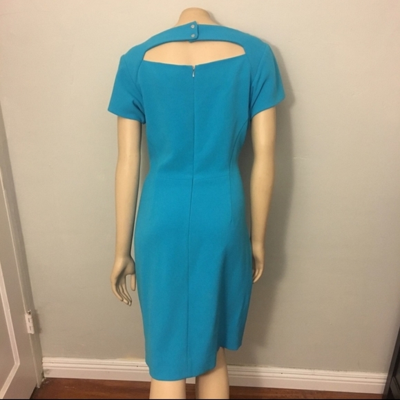 Rachel Roy turquoise blue sheath dress - Picture 4 of 5